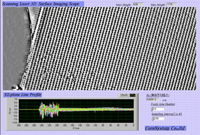 A surface of a liquid panel